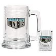 Kansas City Wizards Soccer Glass Tankard and Square Shot Glass Set - Primary Team Logo MAJOR-LEAGUE-SOCCER Soccer