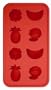 SiliconeZone Tropical Ice Cube/Chocolate Mold, Orange