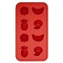 SiliconeZone Tropical Ice Cube/Chocolate Mold, Orange