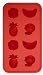 SiliconeZone Tropical Ice Cube/Chocolate Mold, Orange