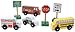 Melissa & Doug Deluxe Wooden Vehicles & Traffic Signs