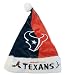 Houston Texans Color Block Santa Hat