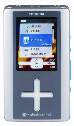 Toshiba Gigabeat MEG-F60S 60 GB Digital Audio Player Dark Grey On Sale