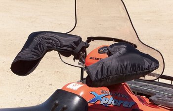 ATV / Snowmobile Handlebar Mitts Black
