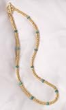 Kenyan Heishi and Turquoise Necklace - Free Shipping!