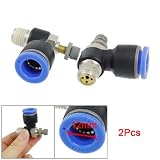 Buy Amico 2 Pcs Threaded One Touch Fittings Speed Controller 12mm by uxcell