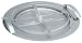 WMF Pixel 12-1/2-Inch Round Stainless Steel Relish Tray with 4-Section Crystal Insert