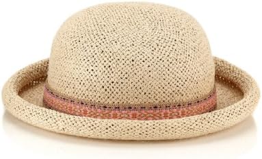 Accessorize Womens Riad Border Paper Bowler Hat