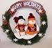 Virginia Tech HOKIES Snowman Holiday CHRISTMAS WREATH New Gift