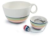 Sagaform Set of Two Striped Tea Cup Sets