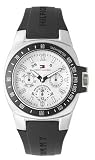 Tommy Hilfiger Men's Black Rubber Watch #1790526