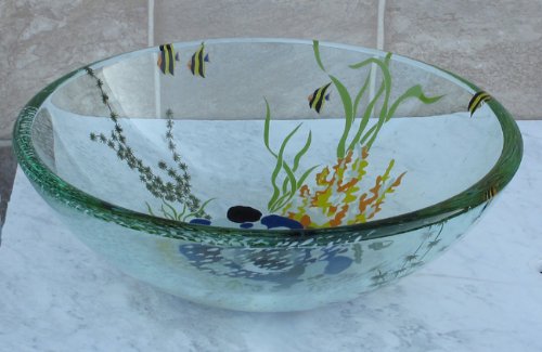 Bathroom Double Layer Glass Bowl A3