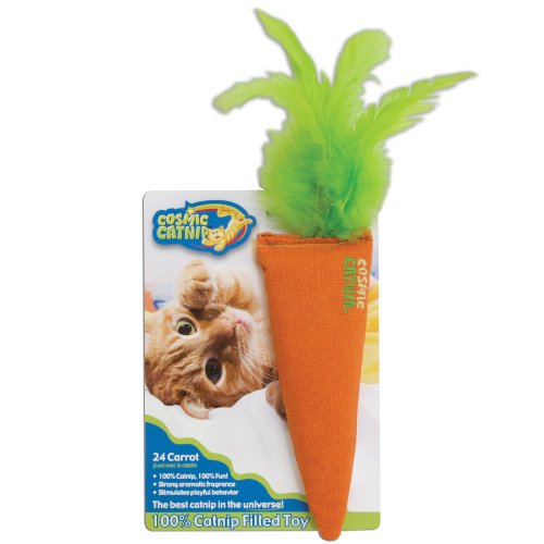 Image of 100-Percent Catnip Filled Carrot, 24 Karat
