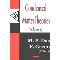 Condensed Matter Theories: v. 17 (Condensed Matter Theories)