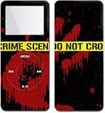 Crime Scene Black - Apple iPod nano 1G (1st Generation) 1GB/ 2GB/ 4GB Protector Skin Decals - Faceplate Stickers