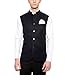BREGEO FASHIO black nehru collar waistcoat RS.1250.00