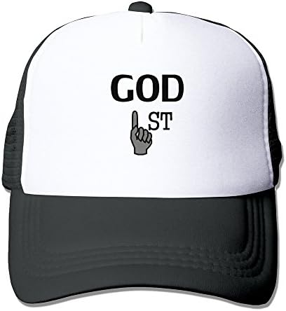 AlphaGoo God First Geek Baseball Cap Black