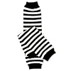 "My Little Legs" baby leg warmers (#27) black & white stripes