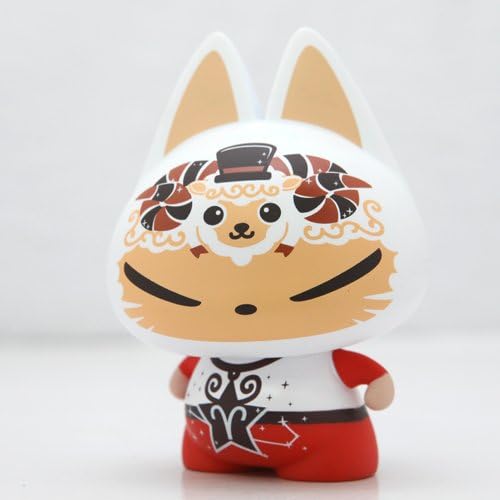 ZHUAIMAO Smug Cat Horoscopes Zodiac Signs : Aries Vinyl Figure