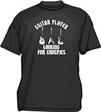 Guitar Player Looking For Groupies Men's Tee Shirt 4XL-Red