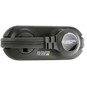 Monster MP OTG400 BK Outlets To Go 4 Outlet Travel Power Strip (Black)