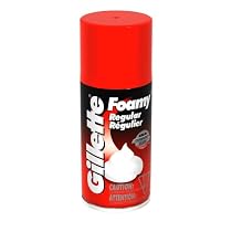 Gillette Foamy Shave Cream, Regular, 11-Ounce Bottle (Pack of 12)