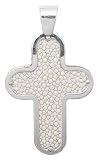 White Stingray Leather Cross
