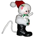 Annalee 6-Inch Mouse in Santa's Boot