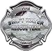 Maltese Cross Swift Water Rescue 4 Reflective Firefighter Decal