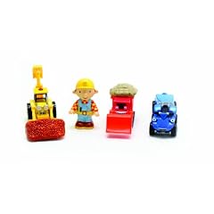Bob der Baumeister LC65526MP - 4 Figuren Geschenkpack, mit Baggi, Buddel, Sprinti und Bob