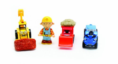 RC2 Bob der Baumeister LC65526MP - 4 Figuren Geschenkpack, mit Baggi, Buddel, Sprinti und Bob