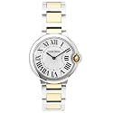 Cartier Midsize Ballon Bleu Stainless Steel and 18K Gold Watch #W69008Z3
