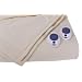 Soft Heat Luxury Micro-Fleece Low-Voltage Electric Heated King Size Blanket, Natural