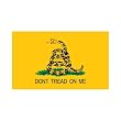 Gadsden 3ftx5ft Polyester flag