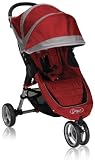 Baby Jogger City Mini Single Stroller, Crimson/Gray