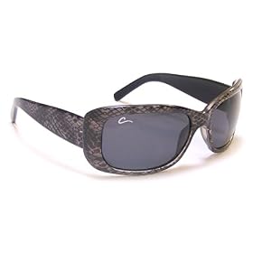 Click here to buy Coyote Vision D19 Polarized Sunglasses (Snake Pattern Frames, Gray Lens).
