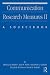 Communication Research Measures II: A Sourcebook (Routledge Communication Series) (v. 2)