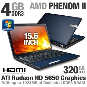 Gateway NV53A36u 15.6″ Laptop Computer Blue