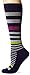 Sockwell Women's Orbital Stripe Moderate Graduated Compression Sock, Concorde - Medium/Large