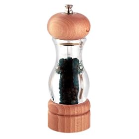 Cole & Mason 105 Acrylic Pepper Mill Beech