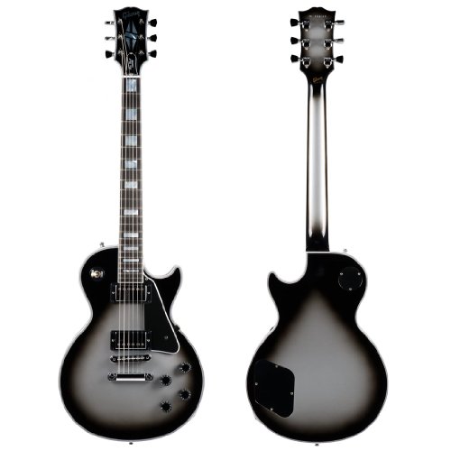 Gibson Les Paul Custom Electric Guitar, Silver Burst