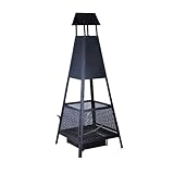 Kamino-Flam 481558 Feuerstelle Despina 49 x 49 x 131 cm