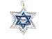 Kurt Adler Polonaise Hand-Blown Hand-Painted Star of David Ornament