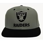2 Tone Oakland Raiders Snapback Hat Cap - 2 Tone Grey Black
