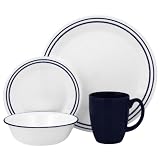 Corelle Livingware Breathtaking Blue Beads 16-Piece Set