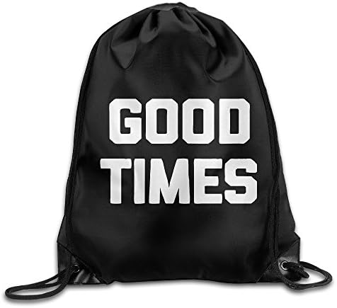 PADDI Good Times Funny Saying Sarcastic Novelty Drawstringj