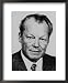 Willy Brandt German Statesman People Framed Art Poster Print, 18x22