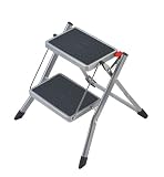 Hailo 4310-151 Klapptritt Mini Lifestyle, silber