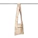 Silk and Rayon White Sling-Flower Pattern - Fanned Petals 