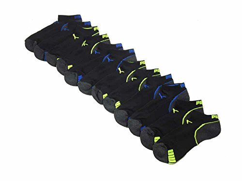 6 Pair Men's Puma Low Cut Athletic Sport Socks